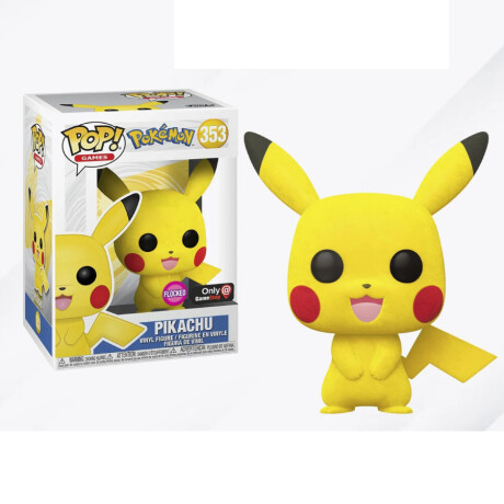 Pikachu - Pokemon (Flocked) - 353 Pikachu - Pokemon (Flocked) - 353