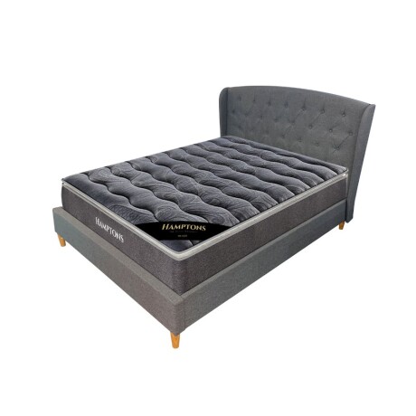 Sommier 2 Plazas THM Hybrid Silver Con Respaldo Sommier 2 Plazas THM Hybrid Silver Con Respaldo