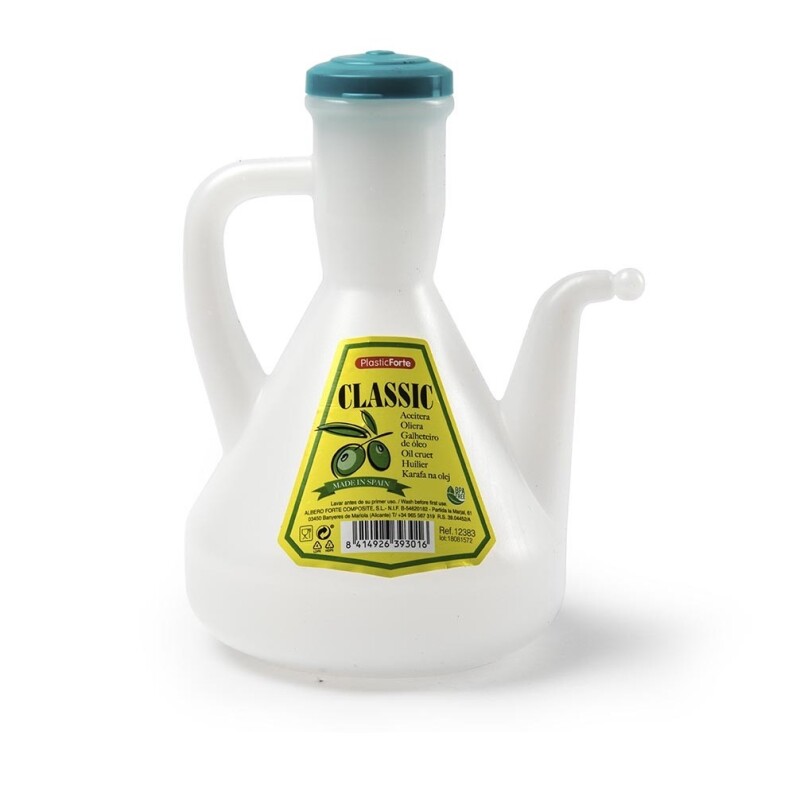 Aceitera Classic Blanca con Pico Vertedor y Tapa ACEITERA CLASSIC /12383