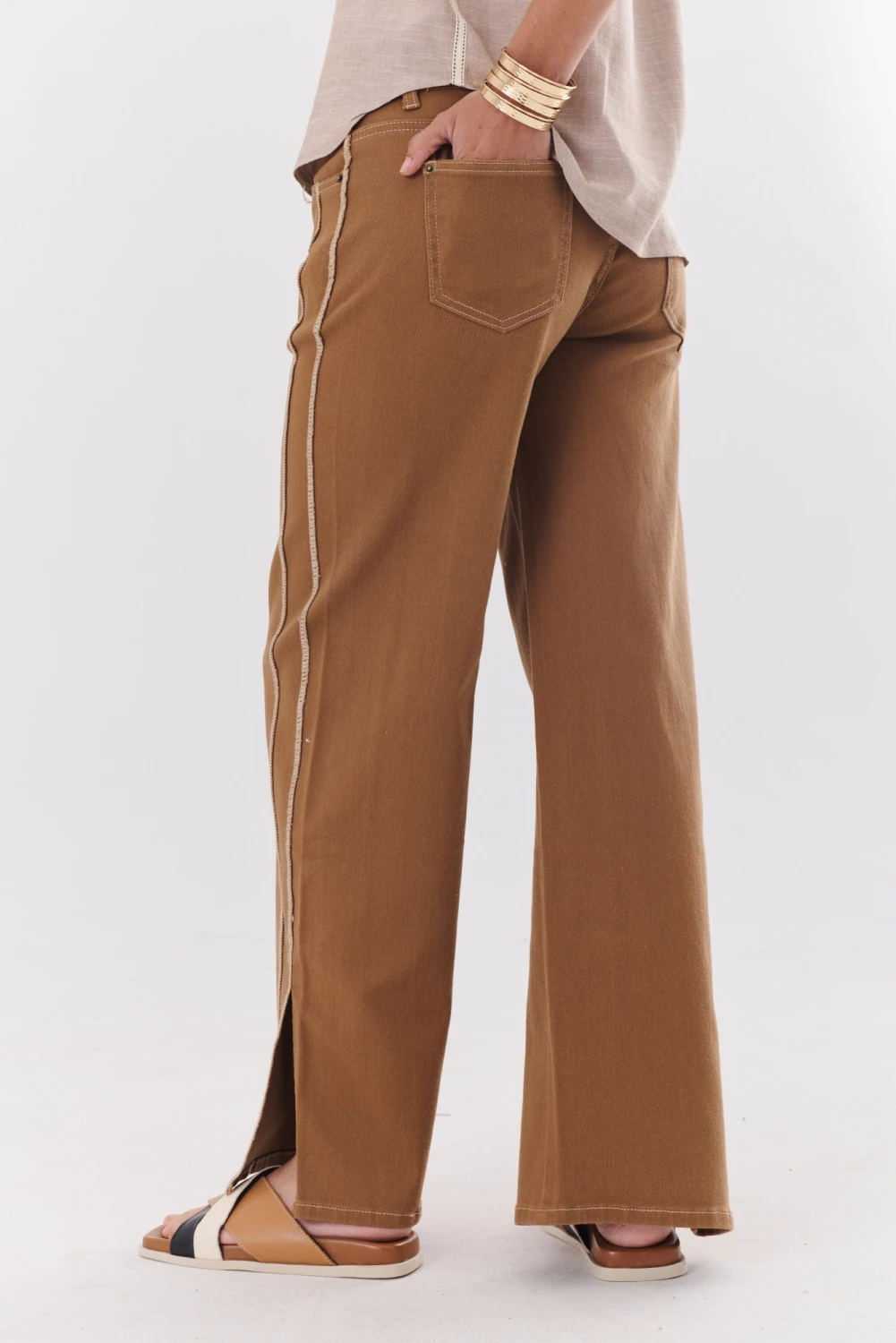 PANTALON NIZA camel 4