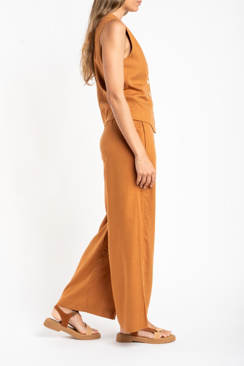 Pantalón Lino Cobre