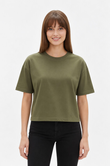 Remera Solisa Verde Oliva