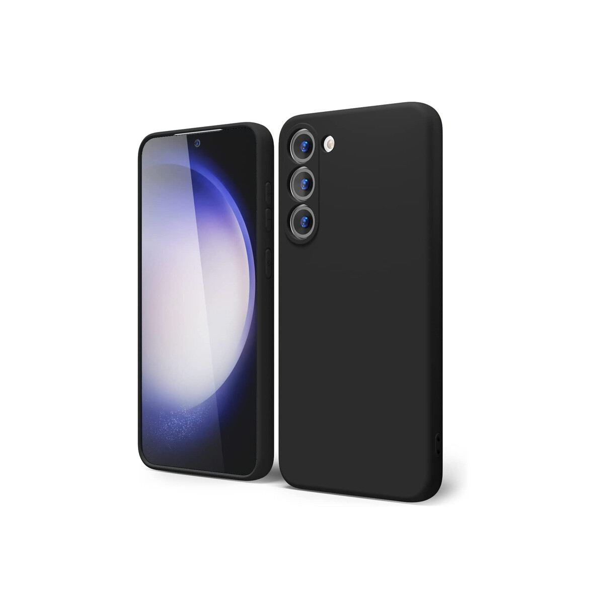 Protector Samsung Galaxy S23 engomado color negro 