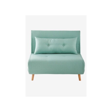 Sillon cama Trifold 1 cuerpo Verde claro