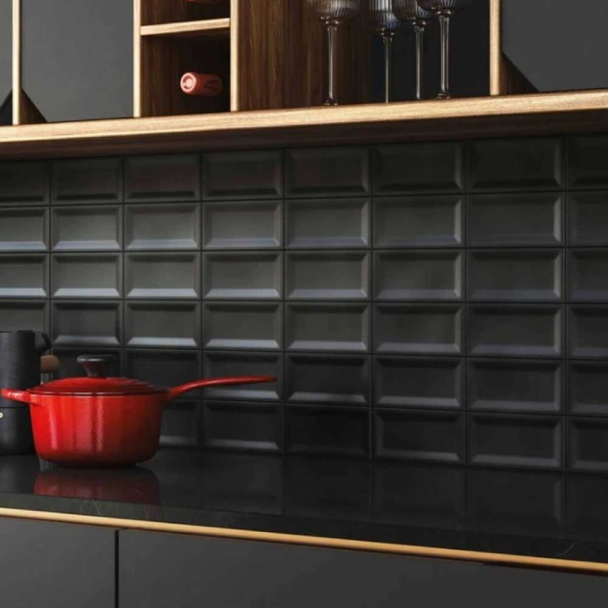 Cerámica Mondrian black br - 0.93m2 