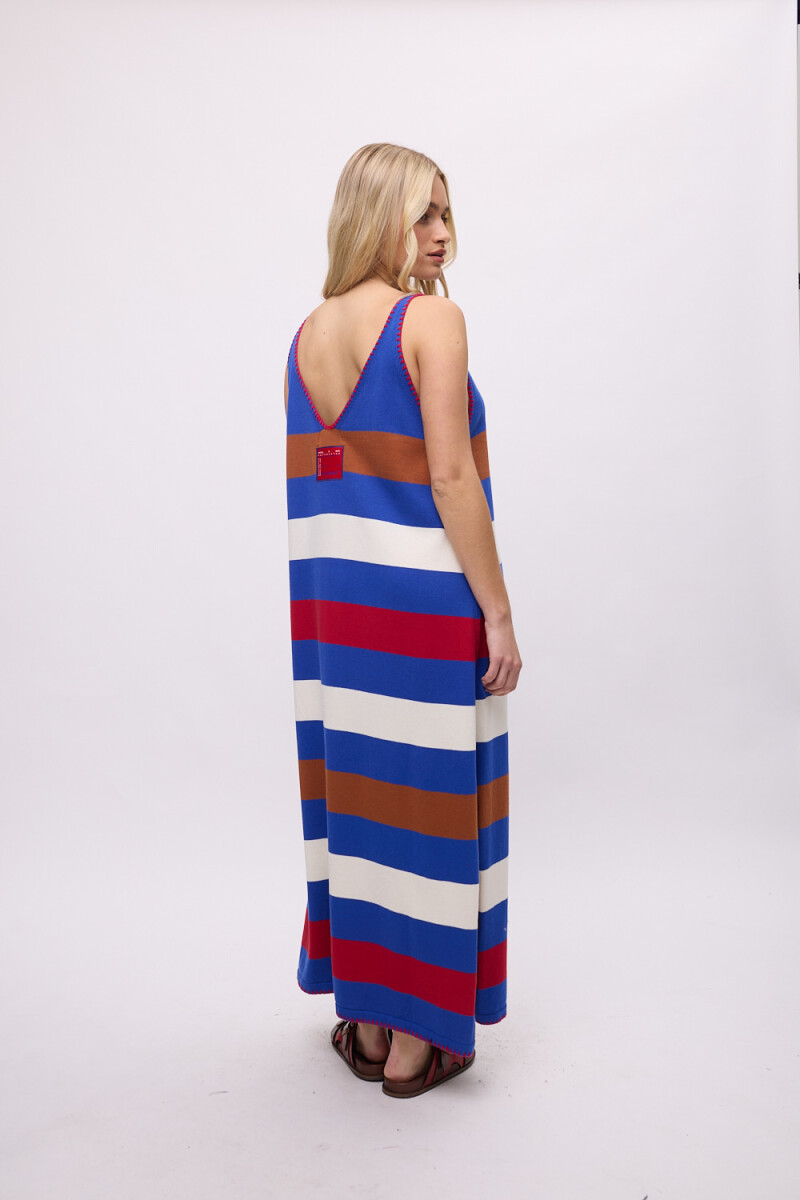 Vestido Vira Azul