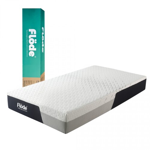 Colchón 1 Plaza en Caja Espuma Viscoelástica - Flöde Premium Colchón 1 Plaza en Caja Espuma Viscoelástica - Flöde Premium
