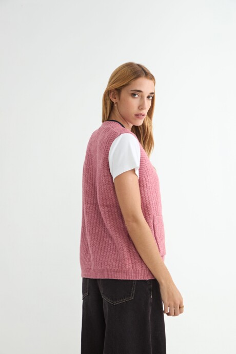 CHALECO LONGAN ROSADO