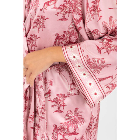 Animal jouy robe Rosado