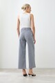Pantalón de jean rayado crudo