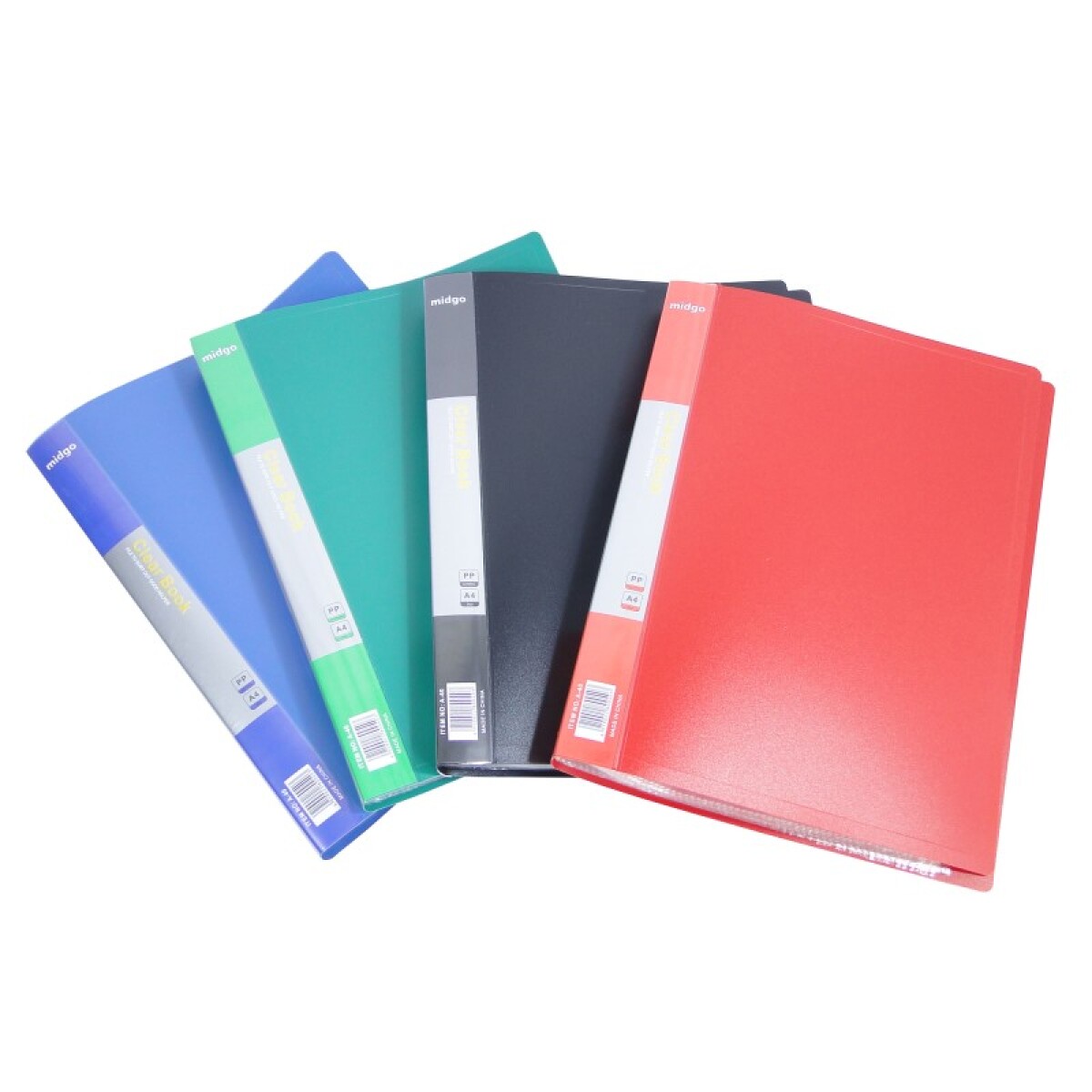 OUTLET Carpeta con tapa opaca 20 folios A4 varios colores - Outlet Carpeta Con Tapa Opaca 20 Folios A4 Varios Colores 