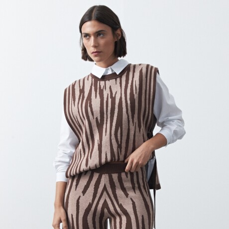 PANTALÓN LILAN Marrón oscuro