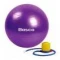Pelota 65 Cm Pilates Yoga Bosco Gimnasia + Inflador De Pie Violeta
