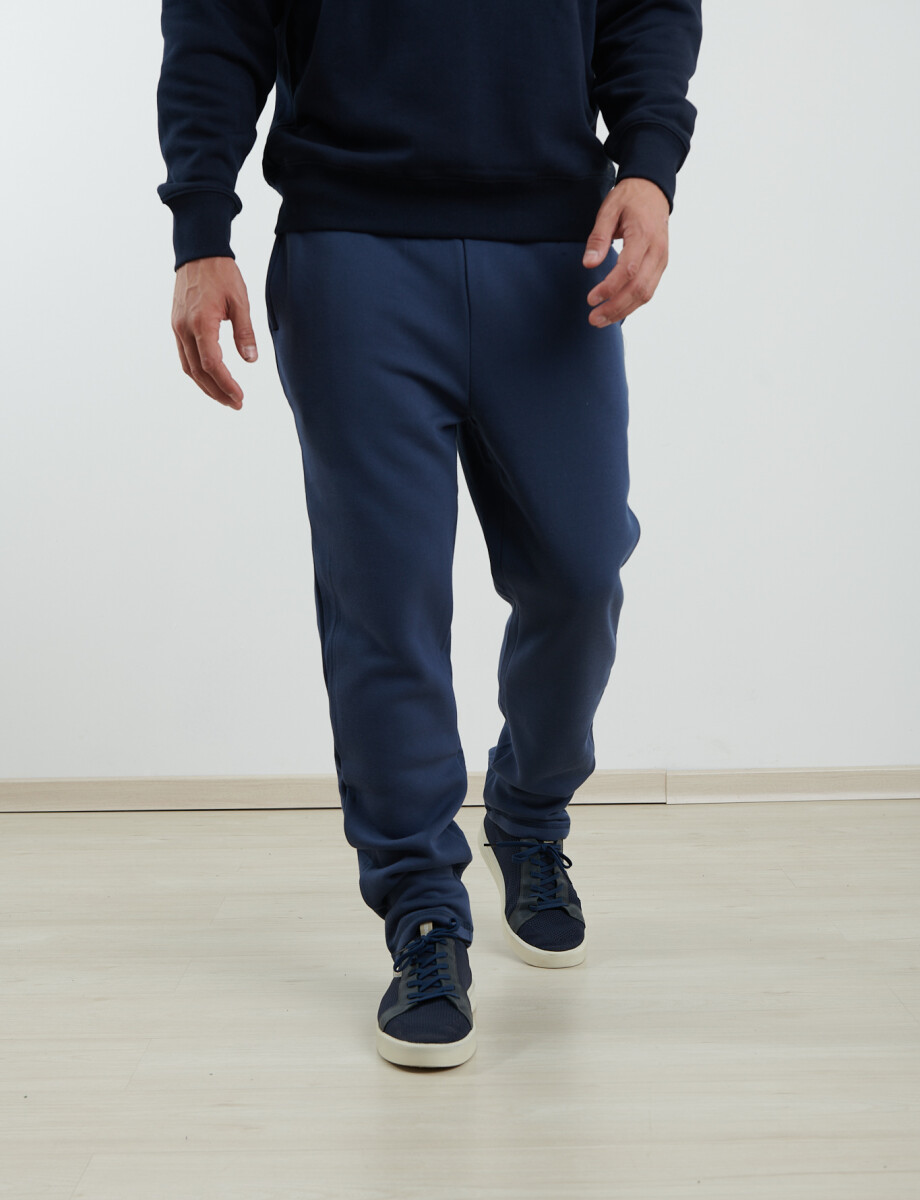 080918 PANTALON HARRY Azul Piedra Melange