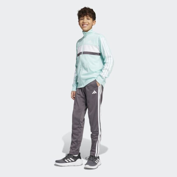 Conjunto Adidas Seasonal Essentials Tiberio Tricot 3 Rayas Multicolor