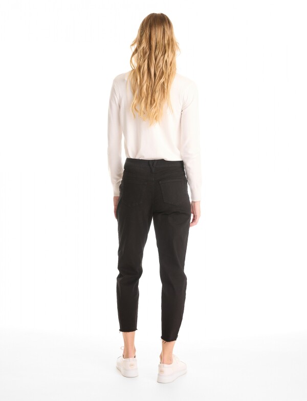Pantalon Crop NEGRO