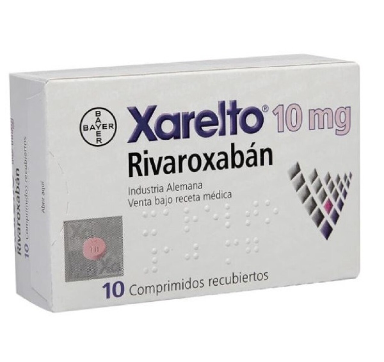 Xarelto 10mg 10 Comprimidos 