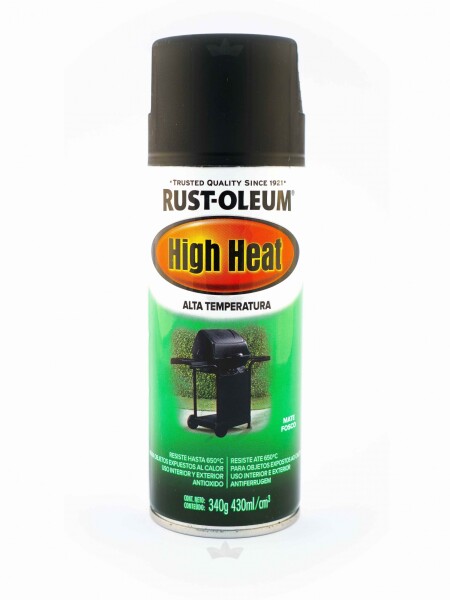 AEROSOL RUST OLEUM ALTA-TEMPERATURA NEGRO MATE- 340GRS N/A
