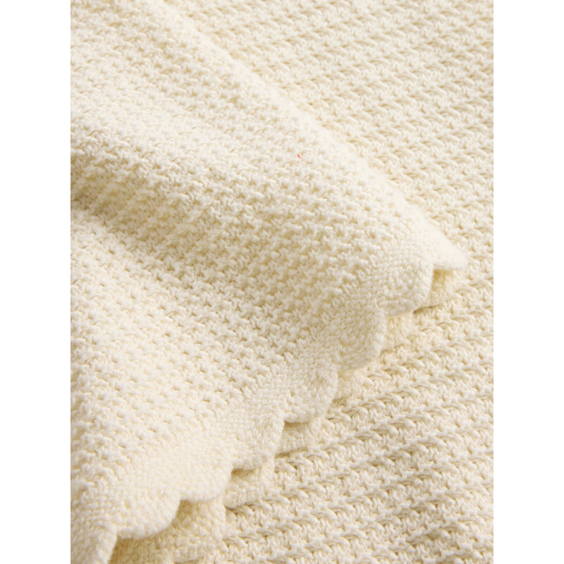 CROCHET WIDE LEG PANT IVORY FROST