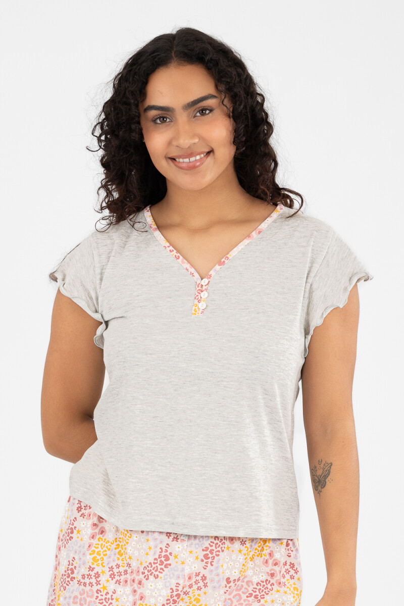 Pijama carnaval Gris melange
