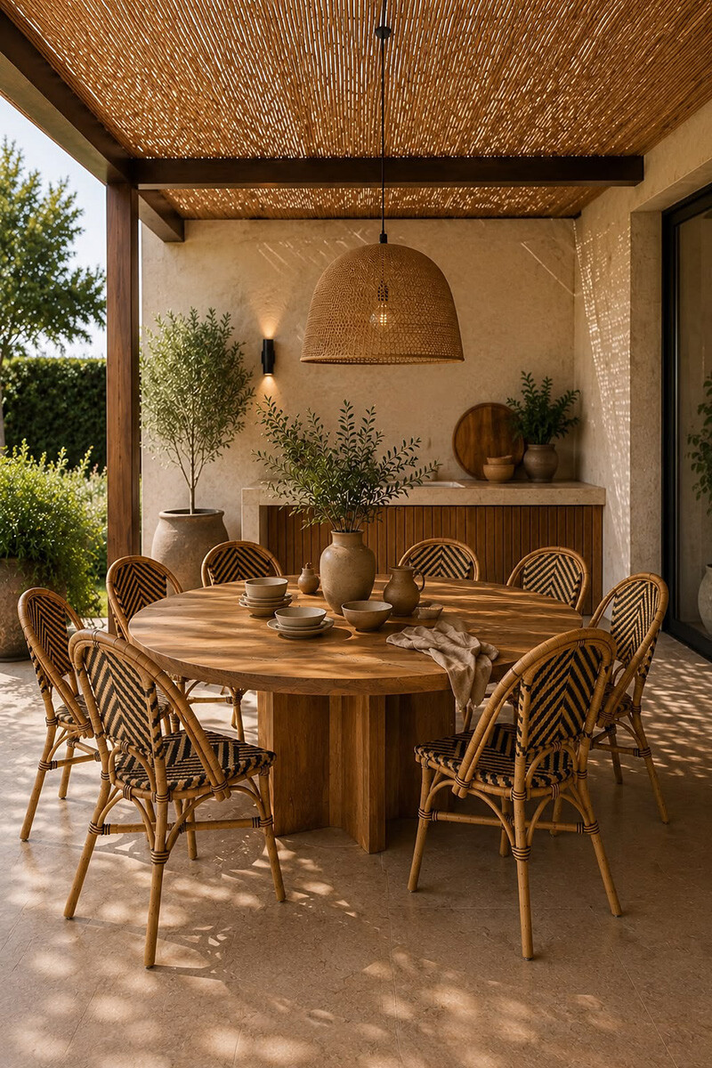 CREST MESA COMEDOR CREST 160DIAMX75CM H