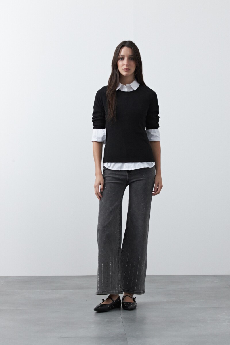 REMERA LUNS Negro