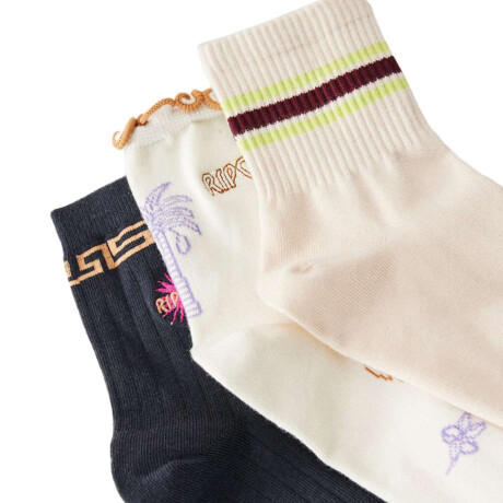 Medias Rip Curl Mixed Socks Pack 3 unidades