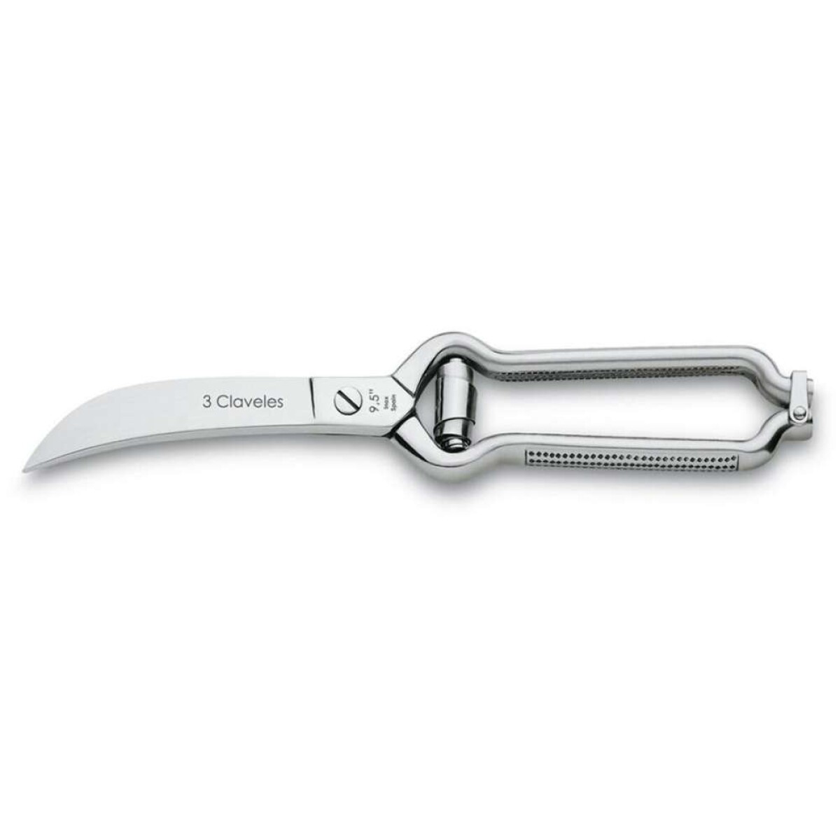 Tijera Trinchar 24Cm Acero Inoxidable - Caja Pvc 3 Claveles 
