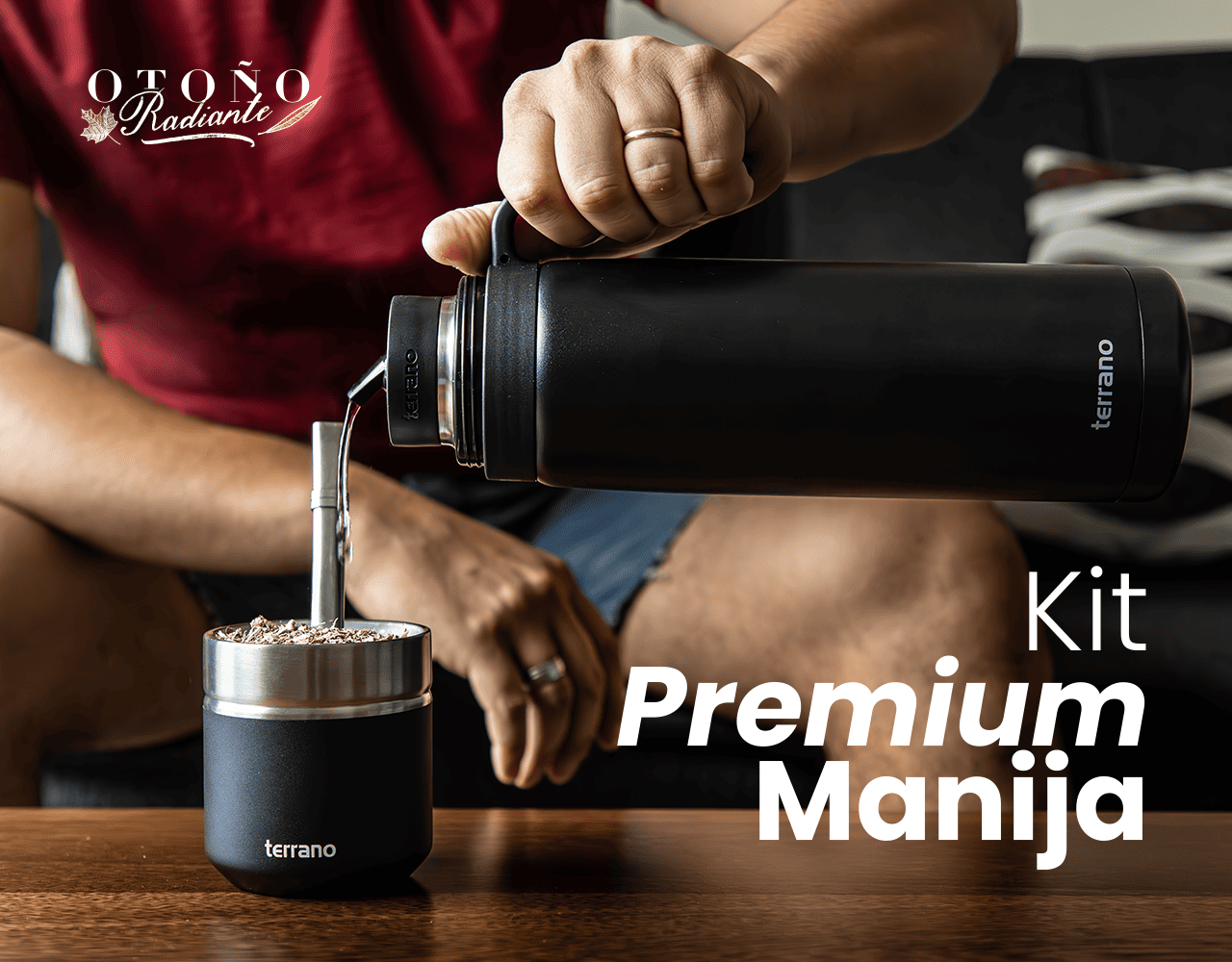 TERMO PREMIUM DE 1LT TERRANO CON MANIJA