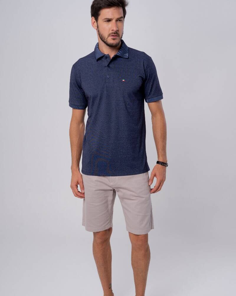 REMERA POLO Azul