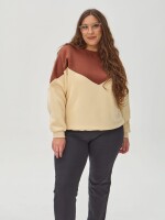 Buzo Mocca Choco y beige