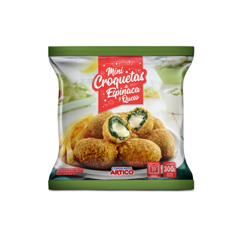 Mini croqueta de espinaca y queso Ártico - 300 gr Mini croqueta de espinaca y queso Ártico - 300 gr