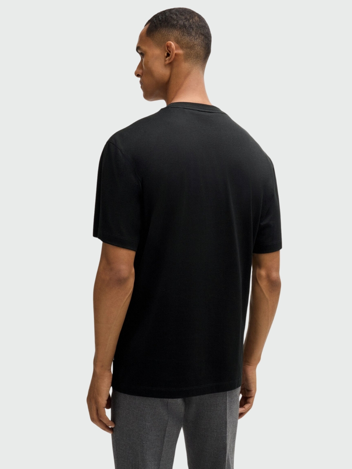 BOSS Camiseta de Algodón con Arte Estacional 001