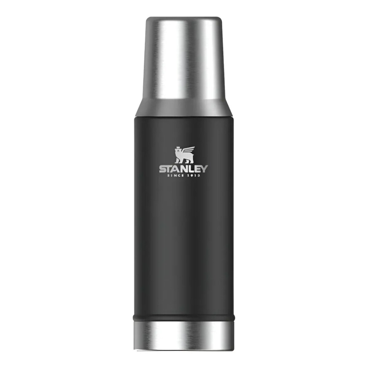 Termo Stanley acero inoxidable tapa mate 2 en 1 800ml - Negro 