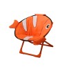 Silla Honguito Infantil Plegable de Metal Pez Naranja