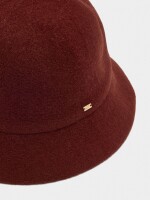 Sombrero Bucket De Lana canela