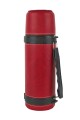 Termo de acero forrado 1 litro Rojo
