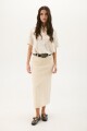 FALDA FIT COTTON NATURAL