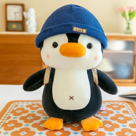 Peluche Pingüino Polar Azul Algodón Altura 27cm Peluche Pingüino Polar Azul Algodón Altura 27cm