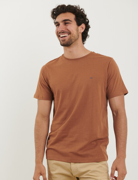 520958 T-SHIRT HARRINGTON LABEL Camel