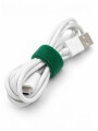 CINTA ORGANIZADORA PARA CABLES SET X 4 MULTICOLOR