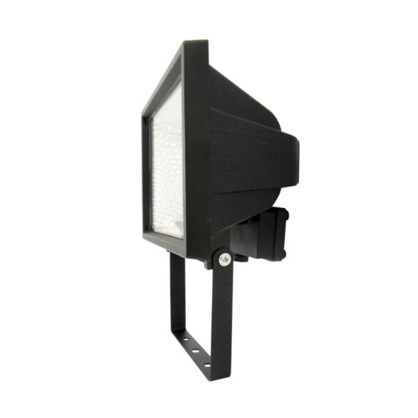 Artefacto halógeno 500W rectangular, color negro AI7500