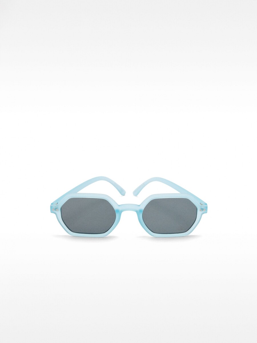 Gafas De Sol Hexagonales azul