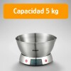 Balanza de Cocina Digital Cuori 5kg Inox + Bowl Extraíble Balanza de Cocina Digital Cuori 5kg Inox + Bowl Extraíble