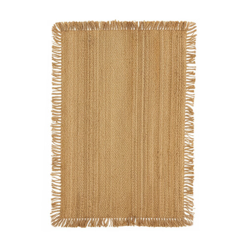 Alfombra Yute Flecos | Herringbone - 160x230 cm Alfombra Yute Flecos | Herringbone - 160x230 cm