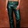 Leather Jeans Galácticos Petróleo