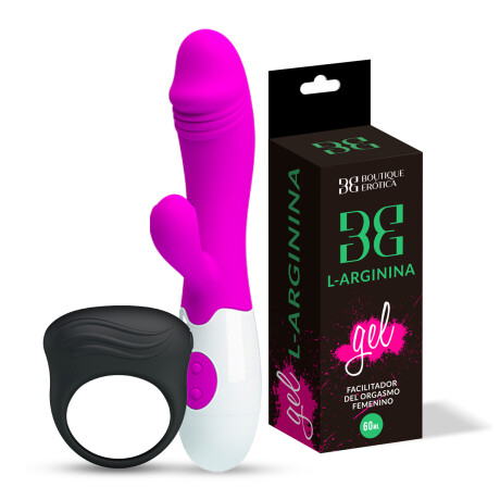 Snappy Vibrador + Anillo Vibrador + Gel Larginina Snappy Vibrador + Anillo Vibrador + Gel Larginina
