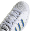 Championes Adidas Original Superstar de Mujer - HQ1939 Blanco-azul Francia