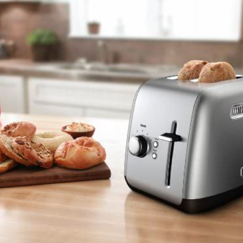 TOSTADORA KITCHENAID DE ACERO, 2 SLICES, 5 NIVELES DE TOSTAR 001