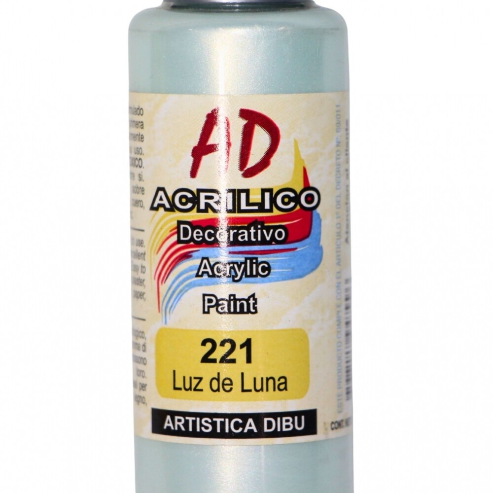 PINTURA ACRILICA ARTISTICA DIBU 60 ML. DIFERENTES COLORES COLOR LUZ DE LUNA 221